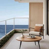 Stâlp-pentru-balustradă-cu-cabluri-91-cm-secțiune-2-5x5-cm-găuri-preforate-oțel-cu-acoperire-cu-pulbere-argintiu