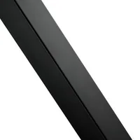 Stâlp-pentru-balustradă-cu-cabluri-107-cm-secțiune-5x5-cm-fără-găuri-oțel-inoxidabil-SUS304-finisaj-periat-negru
