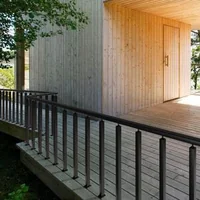 Stâlp-pentru-balustradă-cu-cabluri-107-cm-secțiune-5x5-cm-fără-găuri-oțel-inoxidabil-SUS304-finisaj-periat-negru