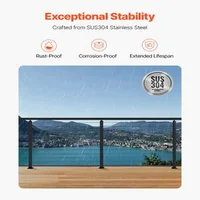 Stâlp-de-balustradă-cu-cabluri-107-cm-secțiune-2-5x5-cm-cu-găuri-preforate-orizontale-negru