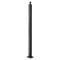 Stâlp-de-balustradă-cu-cabluri-107-cm-secțiune-2-5x5-cm-cu-găuri-preforate-orizontale-negru