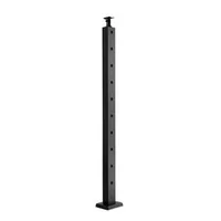 Stâlp-pentru-balustradă-cu-cabluri-91-cm-secțiune-2-5x5-cm-cu-găuri-preforate-înclinate-la-30-negru