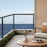 Stâlp-pentru-balustradă-cu-cablu-107-cm-secțiune-2-5x5-cm-cu-găuri-preforate-în-L-negru