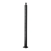 Stâlp-pentru-balustradă-cu-cablu-107-cm-secțiune-2-5x5-cm-cu-găuri-preforate-în-L-negru