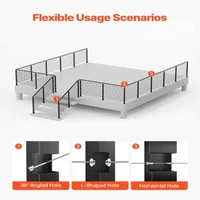 Stâlp-pentru-balustradă-cu-cablu-107-cm-secțiune-2-5x5-cm-cu-găuri-preforate-în-L-negru