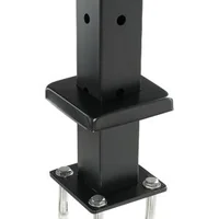 Stâlp-pentru-balustradă-cu-cablu-107-cm-secțiune-2-5x5-cm-cu-găuri-preforate-în-L-negru