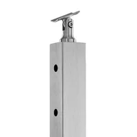 Stâlp-de-balustradă-cu-cabluri-91-cm-secțiune-5x5-cm-cu-găuri-preforate-orizontale-argintiu