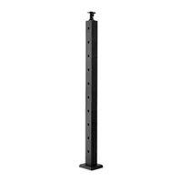 Stâlp-de-balustradă-cu-cabluri-91-cm-secțiune-5x5-cm-cu-găuri-preforate-înclinate-la-30-negru