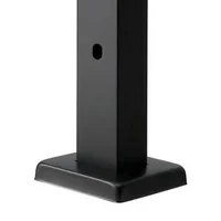 Stâlp-de-balustradă-cu-cabluri-91-cm-secțiune-5x5-cm-cu-găuri-preforate-înclinate-la-30-negru