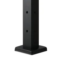 Stâlp-pentru-balustradă-cu-cabluri-91-cm-secțiune-5x5-cm-găuri-unghiulare-în-L-negru-1-buc