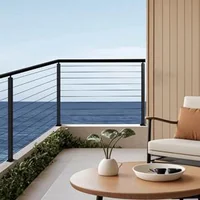 Stâlp-pentru-balustradă-cu-cabluri-91-cm-secțiune-5x5-cm-găuri-unghiulare-în-L-negru-1-buc