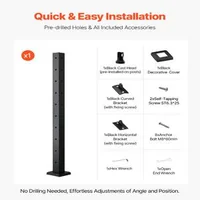 Stâlp-pentru-balustradă-cu-cabluri-91-cm-secțiune-5x5-cm-găuri-unghiulare-în-L-negru-1-buc