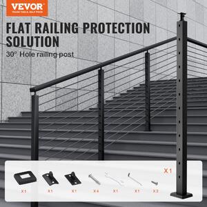 Stâlp-pentru-balustradă-cu-cablu-107-cm-secțiune-2-5x5-cm-găuri-la-un-unghi-de-30-negru-1-buc