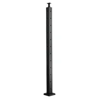 Stâlp-pentru-balustradă-cu-cabluri-107-cm-secțiune-5x5-cm-găuri-unghiulare-în-L-negru-1-buc