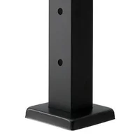 Stâlp-pentru-balustradă-cu-cabluri-91-cm-secțiune-5x5-cm-orificii-orizontale-negru-1-buc