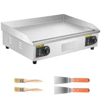 Grătar-electric-profesional-725x400-mm-4400W-placă-netedă-temperatură-reglabilă-50-300-C-oțel-inoxidabil