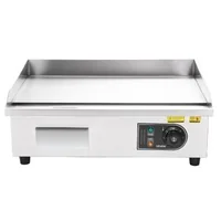 Grătar-electric-profesional-535x300-mm-3200W-placă-netedă-temperatură-reglabilă-50-300-C-oțel-inoxidabil