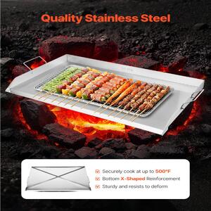 Placă-pentru-grătar-91x56-cm-oțel-inoxidabil-universală-pentru-barbecue-teppanyaki-și-camping