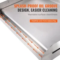 Placă-pentru-grătar-60x41-cm-din-oțel-inoxidabil-pentru-2-arzătoare-cu-canal-pentru-grăsime-și-mânere-detașabile