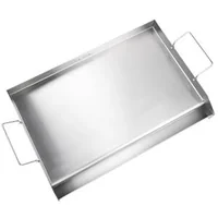 Placă-pentru-grătar-60x41-cm-din-oțel-inoxidabil-pentru-2-arzătoare-cu-canal-pentru-grăsime-și-mânere-detașabile