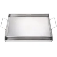 Placă-pentru-grătar-60x41-cm-din-oțel-inoxidabil-pentru-2-arzătoare-cu-canal-pentru-grăsime-și-mânere-detașabile