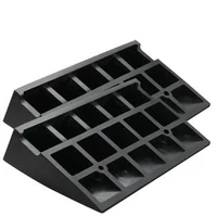 Rampă-de-cauciuc-pentru-bordură-2-bucăți-înălțime-11-cm-capacitate-15000-kg-structură-grilaj-și-benzi-reflectorizante