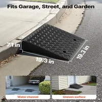 Rampă-pentru-bordură-2-bucăți-înălțime-17-8-cm-capacitate-de-încărcare-3175-kg-din-compozit-cauciuc-plastic-cu-canal-de-drenaj-pentru-autoturisme-și-remorci