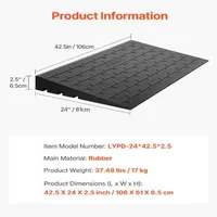 Rampă-din-cauciuc-pentru-prag-înălțime-6-5-cm-cu-3-canale-pentru-cabluri-capacitate-1000-kg-pentru-scaun-rulant-și-scuter