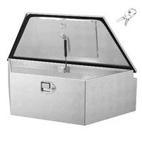 Cutie-pentru-cârligul-remorcii-99x42x30-cm-aluminiu-argintiu-cu-încuietoare-și-chei-organizator-pentru-pickup-camper-și-SUV