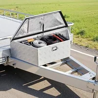 Cutie-pentru-cârligul-remorcii-99x42x30-cm-aluminiu-argintiu-cu-încuietoare-și-chei-organizator-pentru-pickup-camper-și-SUV