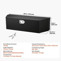 Cutie-pentru-cârlig-de-remorcă-91x31x30-cm-din-oțel-neagră-cu-încuietoare-și-chei-organizator-pentru-pick-up-rulotă-și-SUV