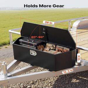 Cutie-pentru-cârlig-de-remorcă-91x31x30-cm-din-oțel-neagră-cu-încuietoare-și-chei-organizator-pentru-pick-up-rulotă-și-SUV