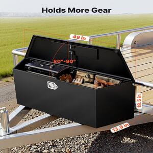 Cutie-pentru-cârlig-de-remorcă-125x35x47-cm-din-oțel-neagră-cu-încuietoare-și-chei-organizator-pentru-pick-up-rulotă-și-SUV