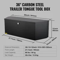 Cutie-de-timonerie-pentru-remorcă-91x30x30-cm-oțel-carbon-neagră-amortizor-cu-gaz-110-încuietoare-cu-2-chei