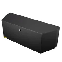 Cutie-de-timonerie-pentru-remorcă-91x30x30-cm-oțel-carbon-neagră-amortizor-cu-gaz-110-încuietoare-cu-2-chei