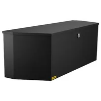 Cutie-de-timonerie-pentru-remorcă-91x30x30-cm-oțel-carbon-neagră-amortizor-cu-gaz-110-încuietoare-cu-2-chei