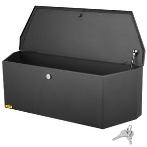 Cutie-de-timonerie-pentru-remorcă-91x30x30-cm-oțel-carbon-neagră-amortizor-cu-gaz-110-încuietoare-cu-2-chei