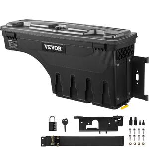 Cutie-laterală-cu-încuietoare-pentru-bena-unui-pick-up-25-l-pentru-Dodge-Ram-1500-2019-2021-partea-dreaptă-ABS-și-oțel-negru-mat