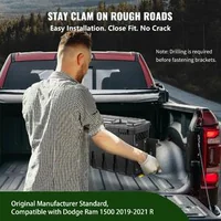 Cutie-laterală-cu-încuietoare-pentru-bena-unui-pick-up-25-l-pentru-Dodge-Ram-1500-2019-2021-partea-dreaptă-ABS-și-oțel-negru-mat