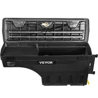 Cutie-laterală-cu-încuietoare-pentru-bena-unui-pick-up-25-l-pentru-Dodge-Ram-1500-2019-2021-partea-dreaptă-ABS-și-oțel-negru-mat