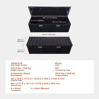 Cutie-de-scule-din-aluminiu-pentru-bena-unui-pick-up-122x50x44-cm-montare-transversală-capacitate-de-100-kg-neagră