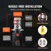 Pompă-hidraulică-7-6-l-acționare-simplă-DC-12V-1-6-kW-220-bar-pentru-remorcă-basculantă