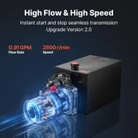 Pompă-hidraulică-9-5-l-acțiune-simplă-DC-12V-22-MPa-cu-rezervor-metalic