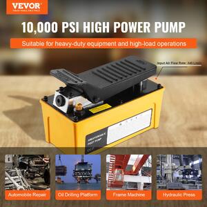 Pompă-pneumo-hidraulică-690-bari-cu-pedală-rezervor-de-1-6-l-debit-de-aer-340-l-min