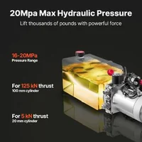 Stație-de-pompare-hidraulică-6-6-l-acționare-simplă-DC-12V-1-6-kW-22-MPa-3-4-l-min