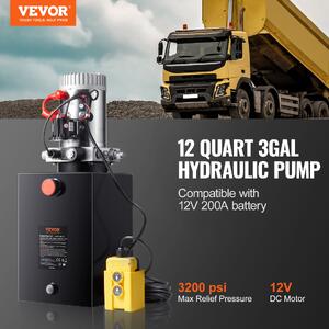 Stație-de-pompare-hidraulică-11-4-l-acțiune-simplă-DC-12V-1-6-kW-22-MPa-3-4-l-min