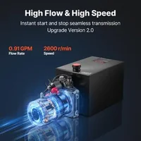 Stație-de-pompare-hidraulică-14-2-l-cu-acțiune-simplă-DC-12V-1-6-kW-22-MPa-3-4-l-min
