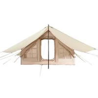 Cort-gonflabil-de-camping-3x2x2-m-pentru-3-5-persoane-cu-pompă-și-copertină-Oxford-300D-orificiu-pentru-sobă-PU3000