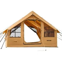 Cort-gonflabil-de-camping-4x3x2-2-m-pentru-5-8-persoane-cu-2-luminatoare-coș-pentru-sobă-și-pompă-cu-manometru