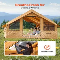 Cort-gonflabil-de-camping-4x3x2-2-m-pentru-5-8-persoane-cu-2-luminatoare-coș-pentru-sobă-și-pompă-cu-manometru